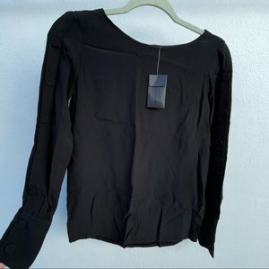 Club Mónaco Black Long sleeves Blouse